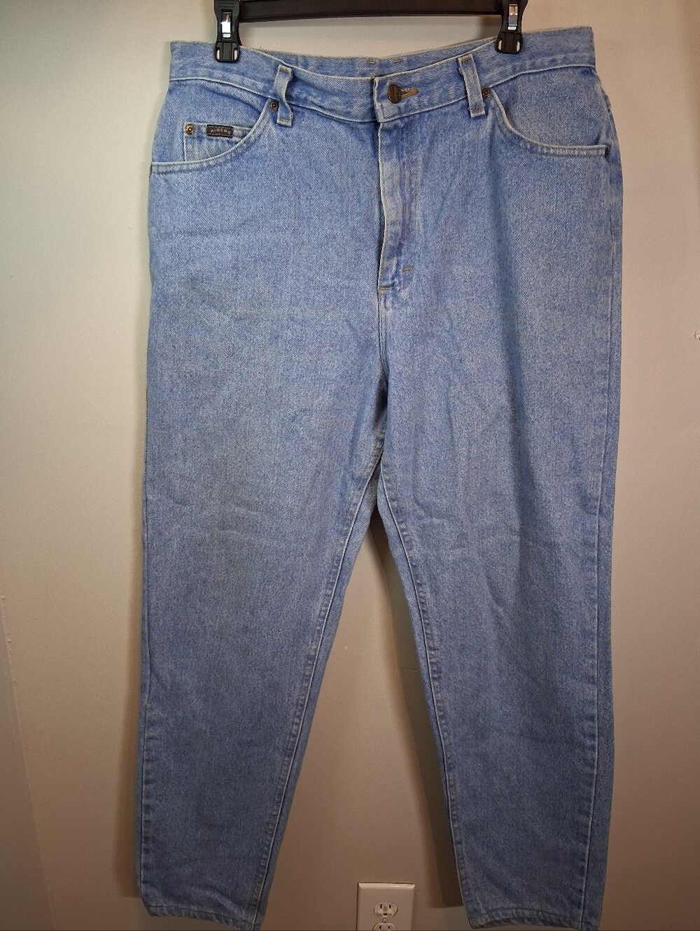 Vintage 1997 Lee Riders Jeans Made in USA Women's 34x29 High Waist Mom Jeans